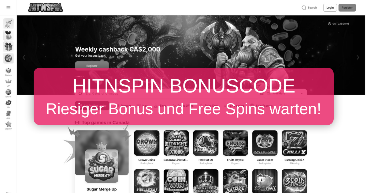 Hitnspin Casino Bonus Code 2026 – Deutschland geprüft